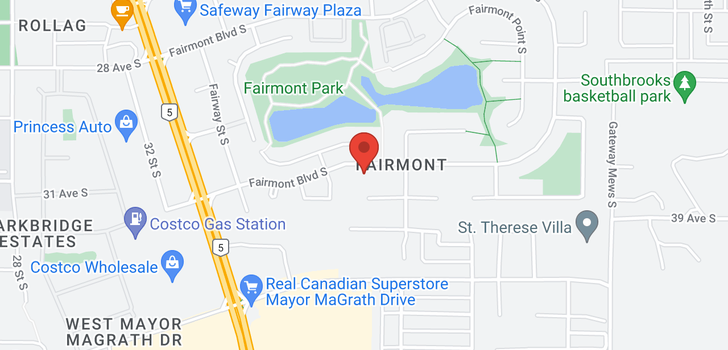 map of 445 Fairmont Boulevard S